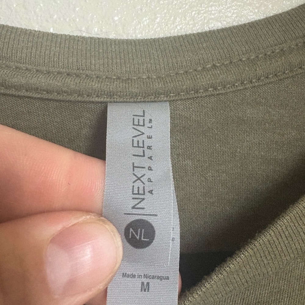 Next Level Apparel Olive Graphic Tee - Picture 3 of 3